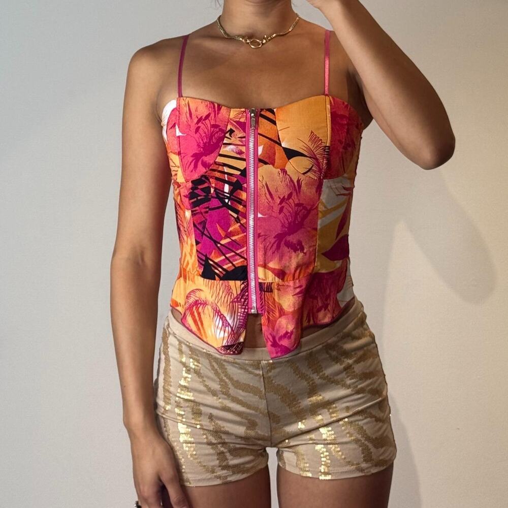 Pink and Orange Top